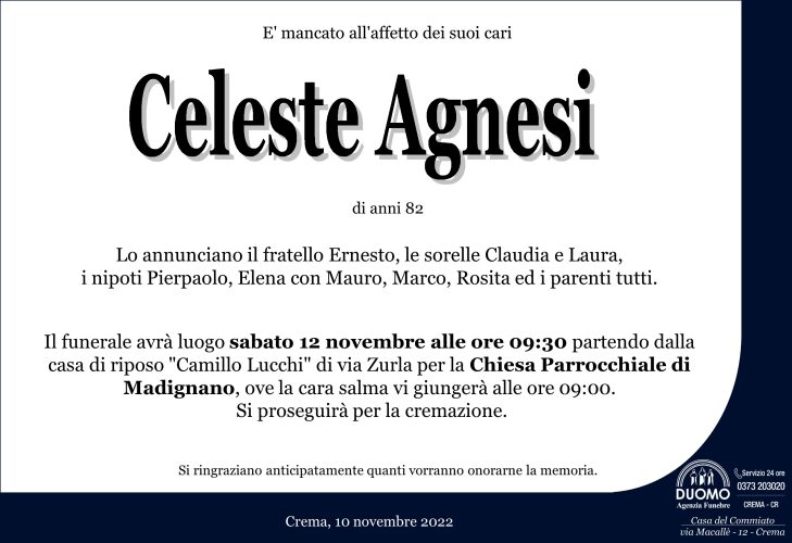 Agnesi Celeste