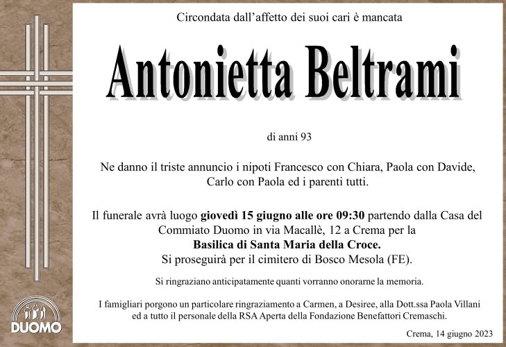 Beltrami Antonietta