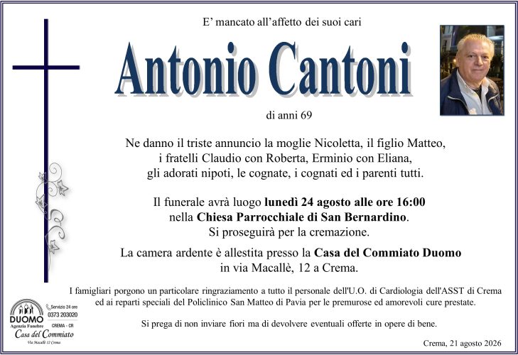 Cantoni Antonio