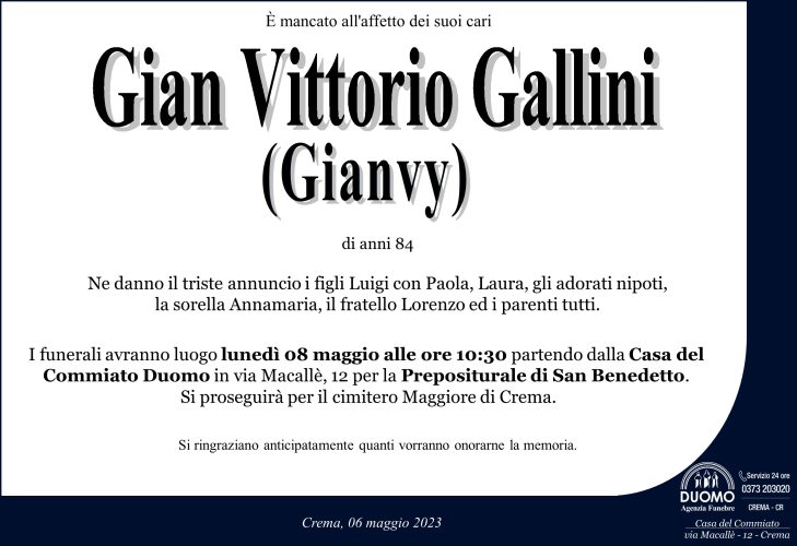 Gallini Gian Vittorio