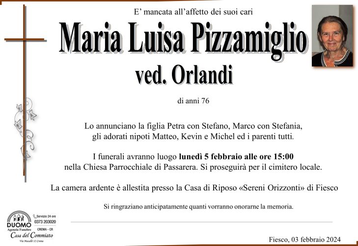 Pizzamiglio Maria Luisa