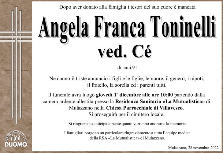Toninelli Angela Franca